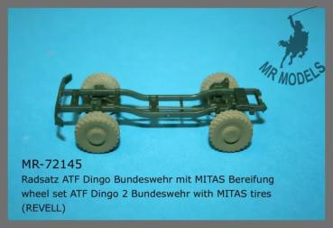 Preview: GMR-72145 Radsatz ATF Dingo Bundeswehr mit MITAS Bereifung